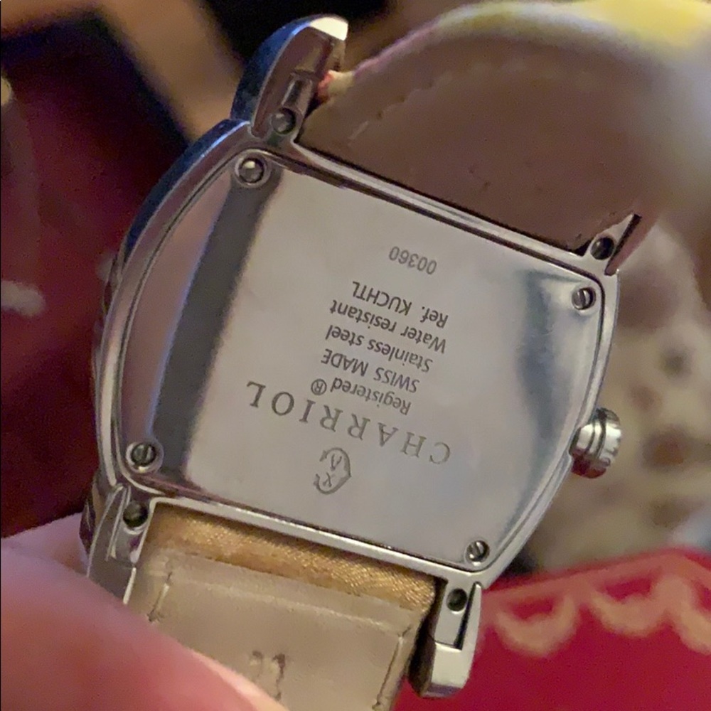 Charriol Kuchtl Swiss Made Tonneau Watch Stainles… - image 4